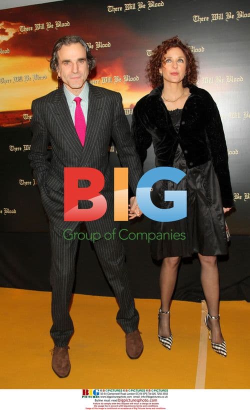 Daniel Day-Lewis, Rebecca Miller at 'There Will Be Blood' Premiere