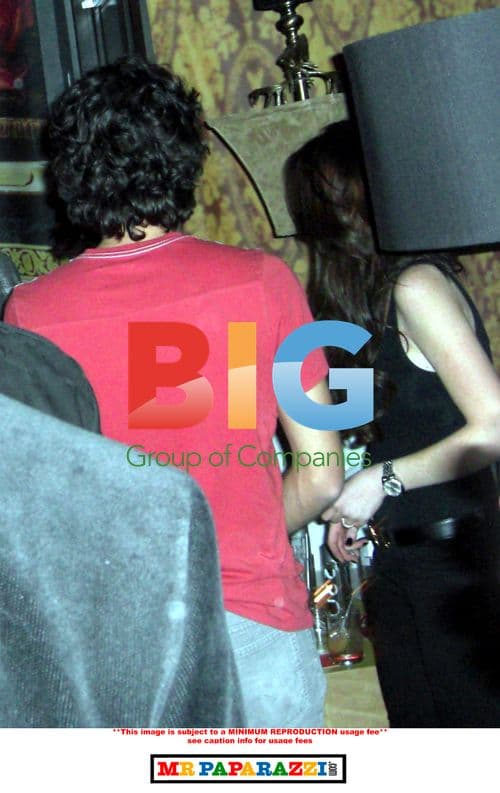 Lindsay Lohan and Adrian Grenier at S Bar