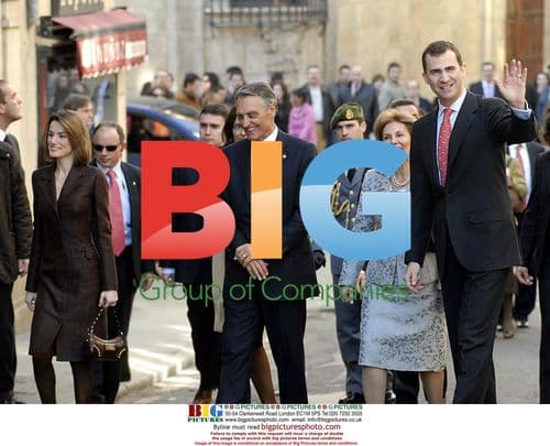 Princes Felipe and Letizia attend event in Leon, Spain