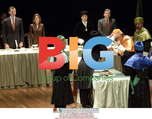 Princes Felipe and Letizia attend event in Leon, Spain