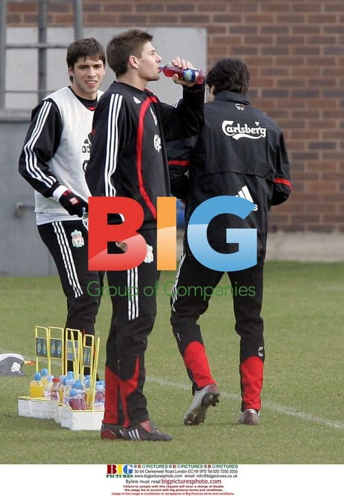 Liverpool Football Team Training