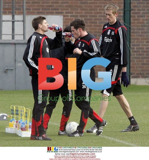 Liverpool Football Team Training