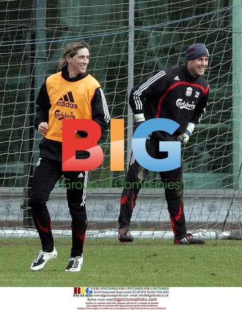Liverpool Footballers Training in UK