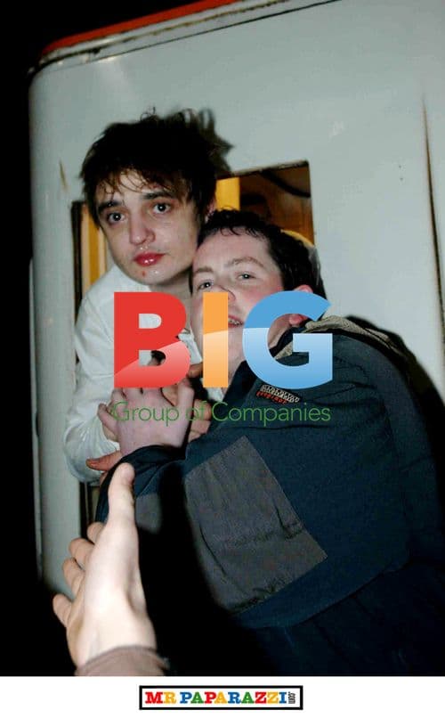 Pete Doherty Seen Washing on Train