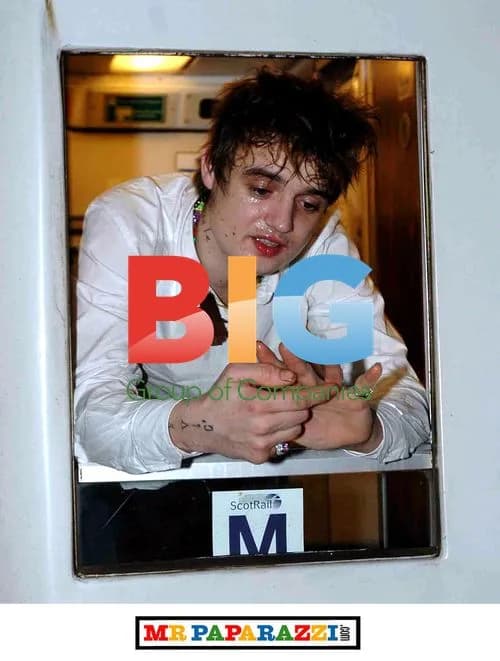 Pete Doherty Washing on Train