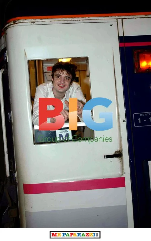 Pete Doherty Seen Washing on Train