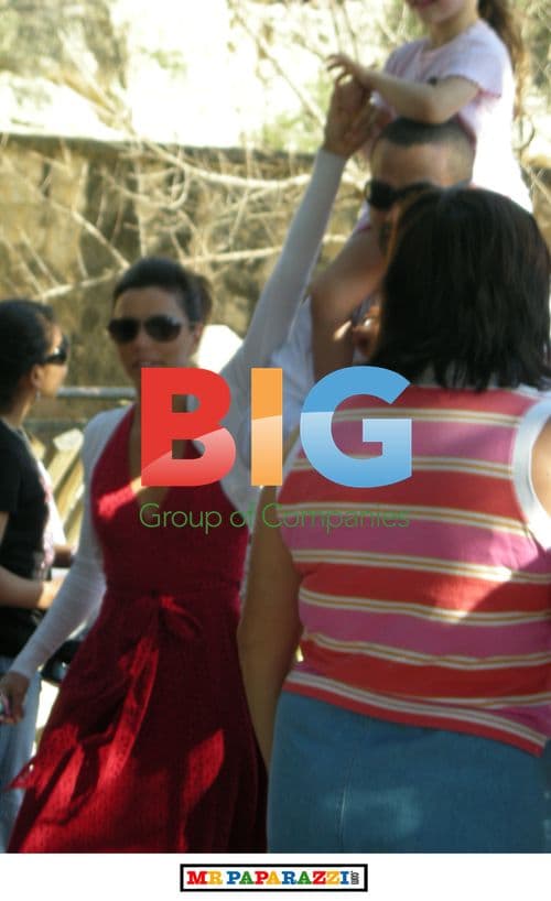 Eva Longoria and Tony Parker at San Antonio Zoo