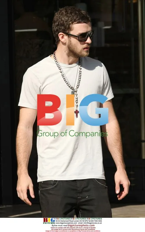 Justin Timberlake Cruising Through Beverly Hills