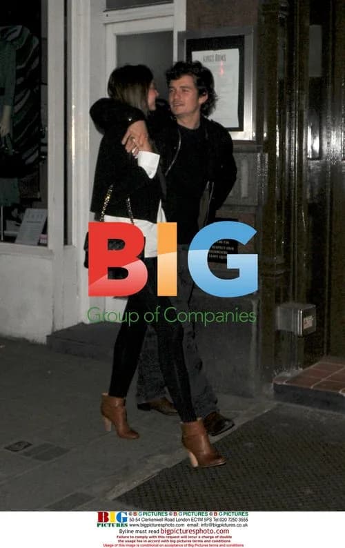 Orlando Bloom and Miranda Kerr in London