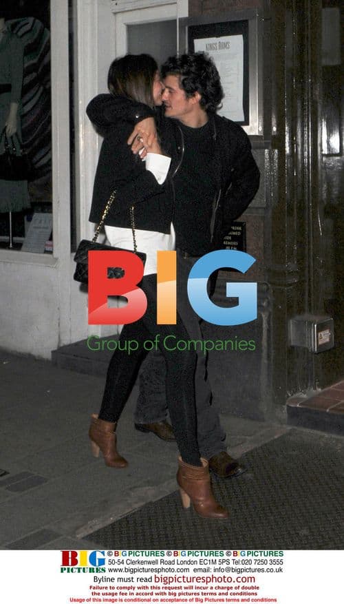 Orlando Bloom and Miranda Kerr in London