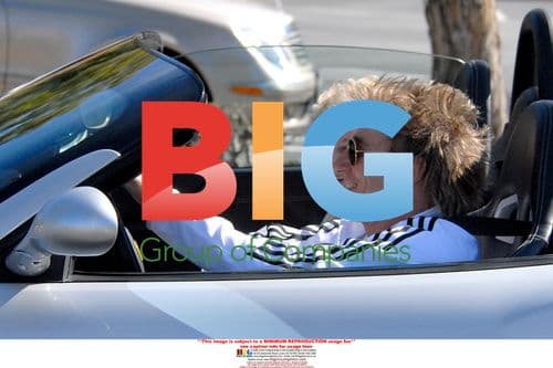 Rod Stewart and Penny Lancaster Bump into Son Sean