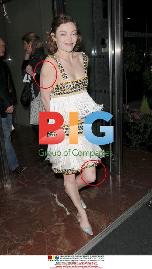 LFW Celebs Leaving Julien MacDonald Show