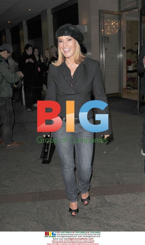 Celebs leaving Julien MacDonald show in London