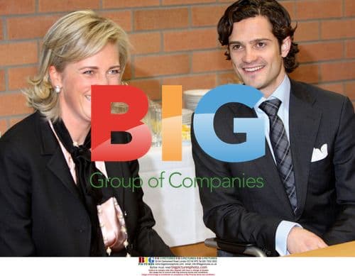 Prince Carl Philip of Sweden and Princess Astrid of Belgium at event