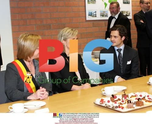 Prince Carl Philip and Princess Astrid at event
