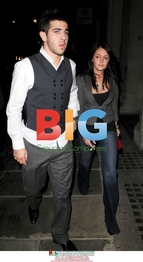 Lacey Turner and boyfriend at Mahiki Club