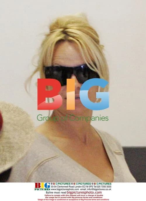 Pamela Anderson Arrives at LAX