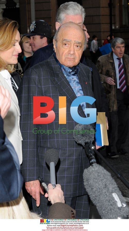 Mohamed al Fayed leaves High Court