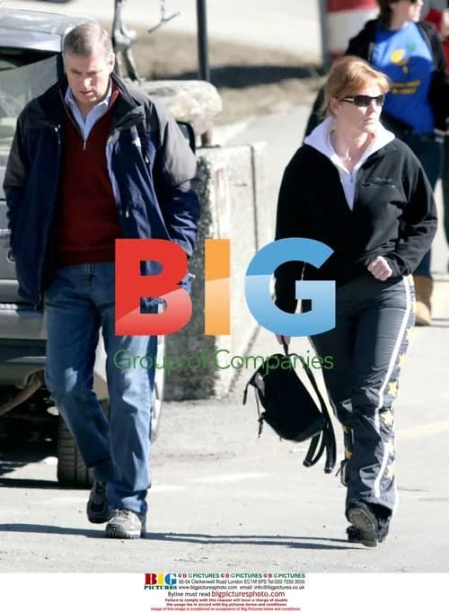 Royals walking together in Verbier