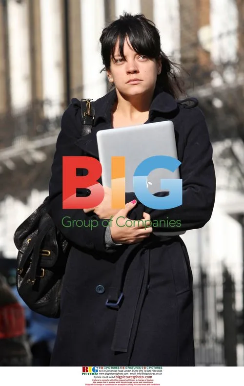 Lily Allen leaving doctor's, London