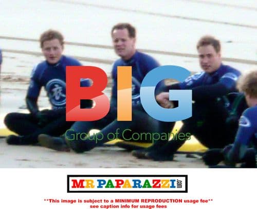 Prince William Surfing in Cornwall