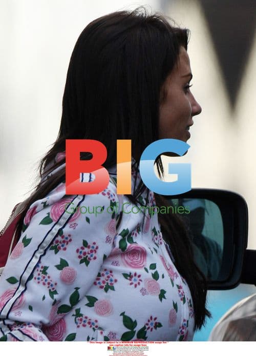 Katie Price leaving Boots in the UK