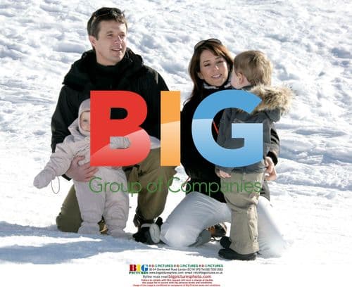 Danish Royal Family in Verbier, Switzerland