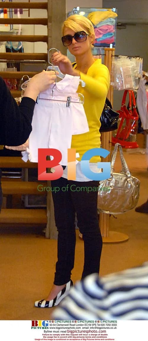 Paris Hilton Shops for Harlow in LA
