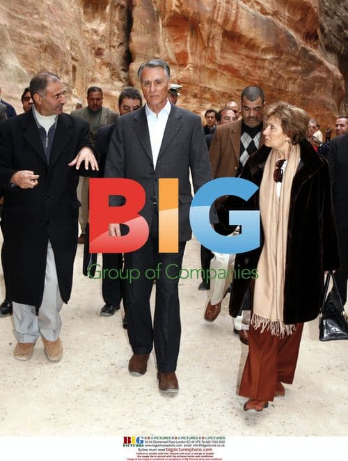 Portuguese President and First Lady Visit Petra, Jordan