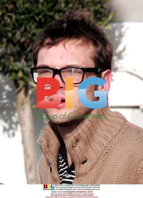 Samuel Preston seen out in Hove