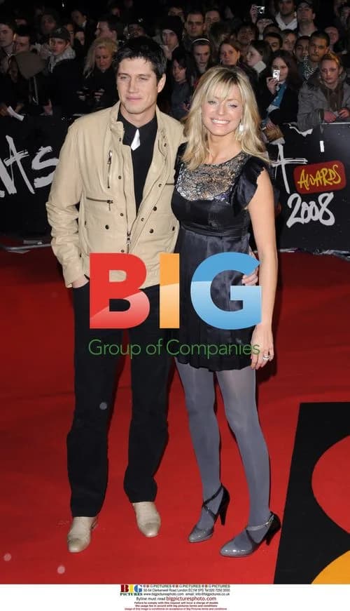 Tess Daly and Vernon Kay at 2008 BRIT Awards
