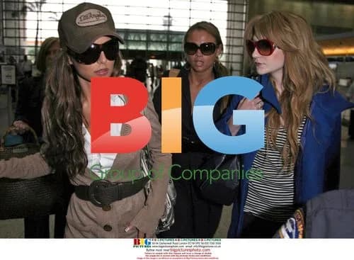 Girls Aloud Singers Depart LAX Airport