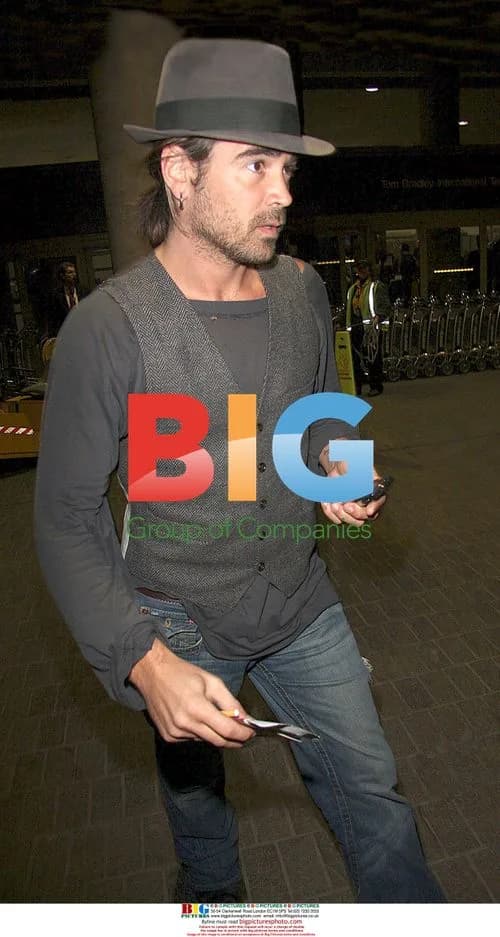Colin Farrell arrives in LA for Oscars