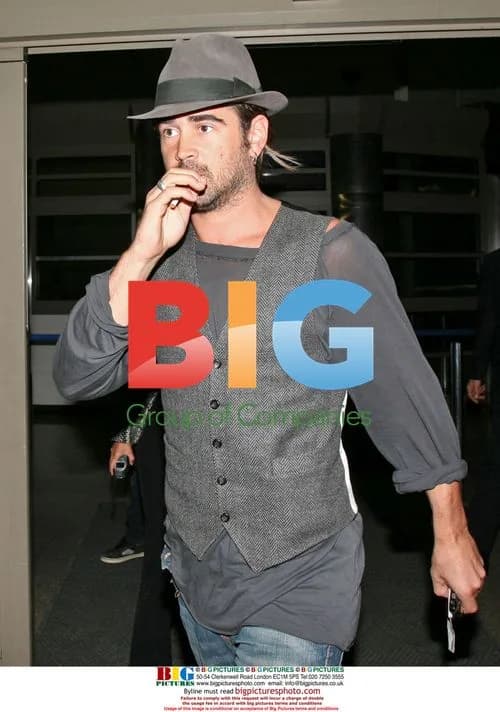 Colin Farrell arrives at LAX before Oscars