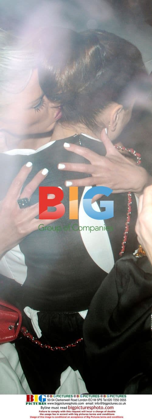 Celebrities leave Brits Afterparty in London