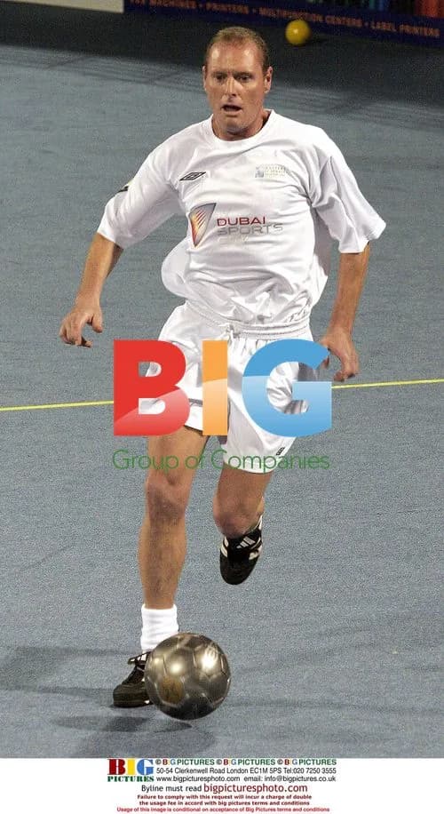 Paul Gascoigne at 2006 Masters Football Cup
