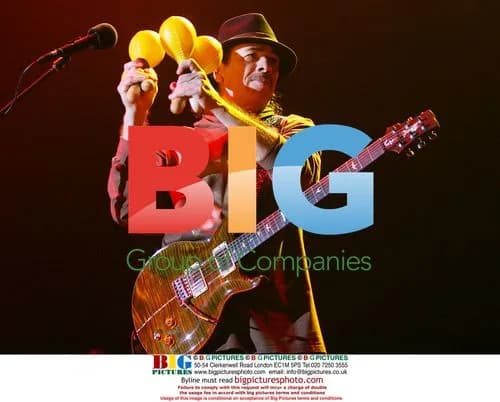 Carlos Santana and Band Perform in Perth