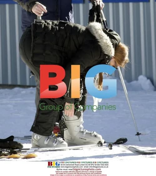 Prince Andrew and Daughters Ski in Verbier