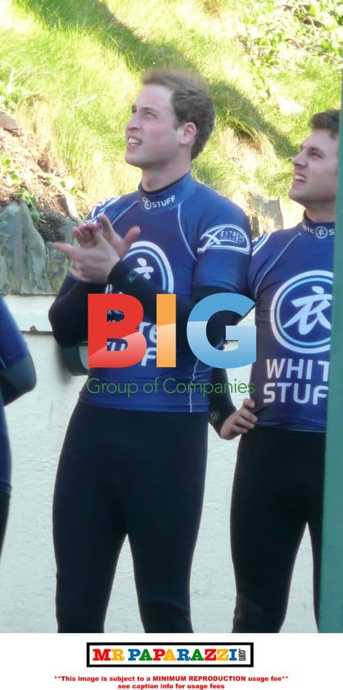 Prince William Surfing in Cornwall