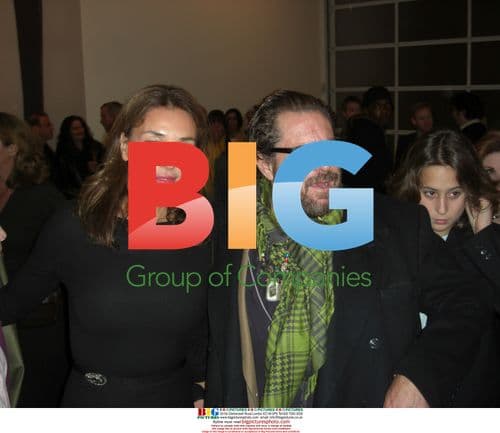 Julian Schnabel and family at Gagosian Gallery