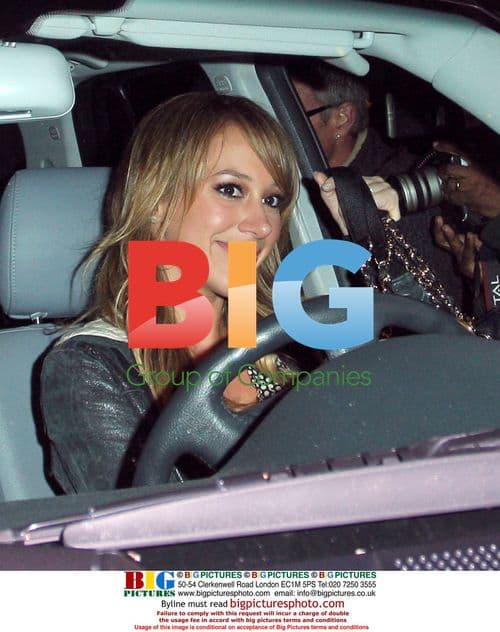 Hilary and Haylie Duff leave Mr. Chow restaurant