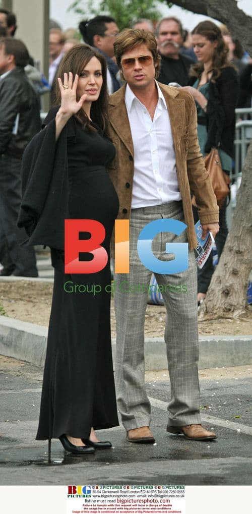 Angelina Jolie and Brad Pitt at 2008 Spirit Awards