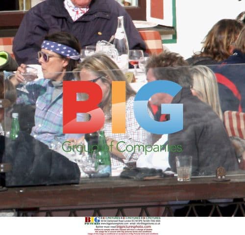 Caroline, Princess of Hanover skiing holiday