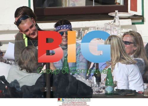 Caroline, Princess of Hanover on ski holiday