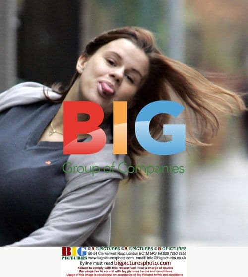 Mark Croft and Kerry Katona Spotted Leaving Home