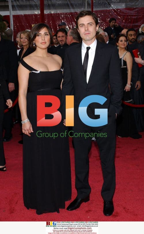 Casey Affleck and wife Summer Phoenix at 80th Oscars