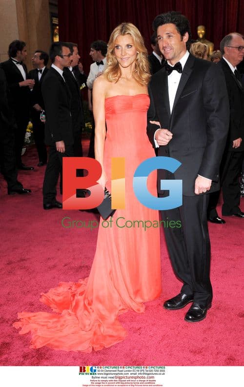 Patrick Dempsey and wife Jill Fink at Oscars