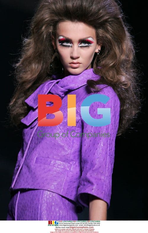 Model in Christian Dior Fashion Show