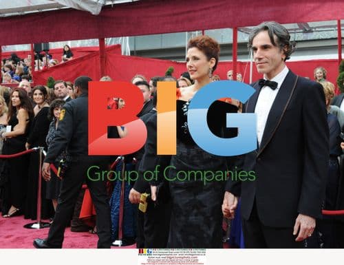 Daniel Day-Lewis and Rebecca Miller at 80th Oscars