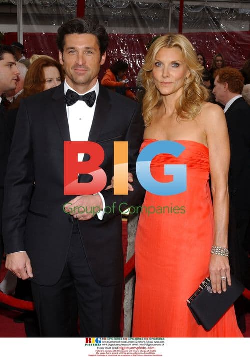 Patrick Dempsey and Jill Fink at Oscars